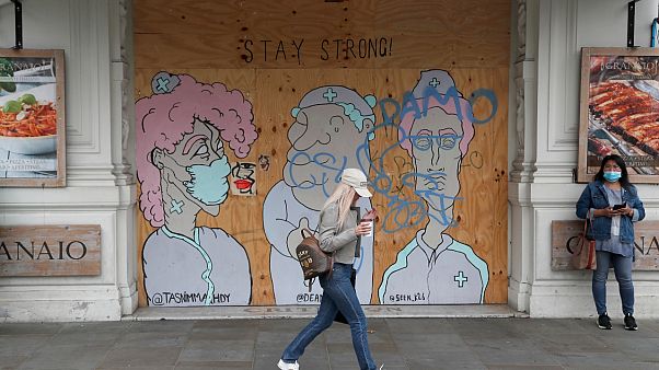 Un restaurant fermé à Londres, le 30 juin 2020 Un restaurant fermé à Londres, le 30 juin 2020