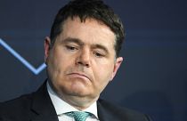 Paschal Donohoe, Minister for Finance of Ireland, attends the 48th annual meeting of the World Economic Forum, WEF, in Davos, Switzerland, Thursday, Jan. 25, 2018.