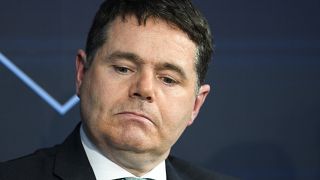 Paschal Donohoe, Minister for Finance of Ireland, attends the 48th annual meeting of the World Economic Forum, WEF, in Davos, Switzerland, Thursday, Jan. 25, 2018.