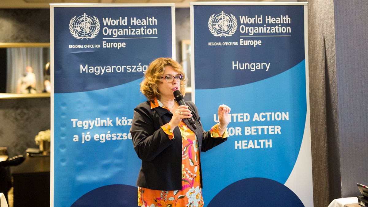 Dr. Ledia Lazeri, a WHO magyarországi irodájának vezetője