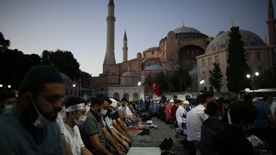AB: Ayasofya'nın Diyanet İşleri Başkanlığı'na devredilmesi üzücü