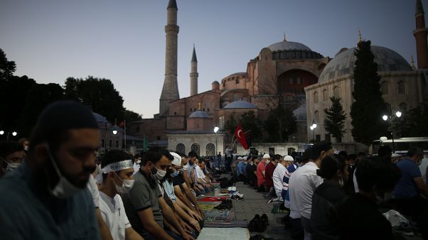 Avrupa Birliği: Tarihi öneme sahip Ayasofya'nın Diyanet İşleri Başkanlığı'na devredilmesi üzücü Avrupa Birliği: Tarihi öneme sahip Ayasofya'nın Diyanet İşleri Başkanlığı'na devredilmesi üzücü