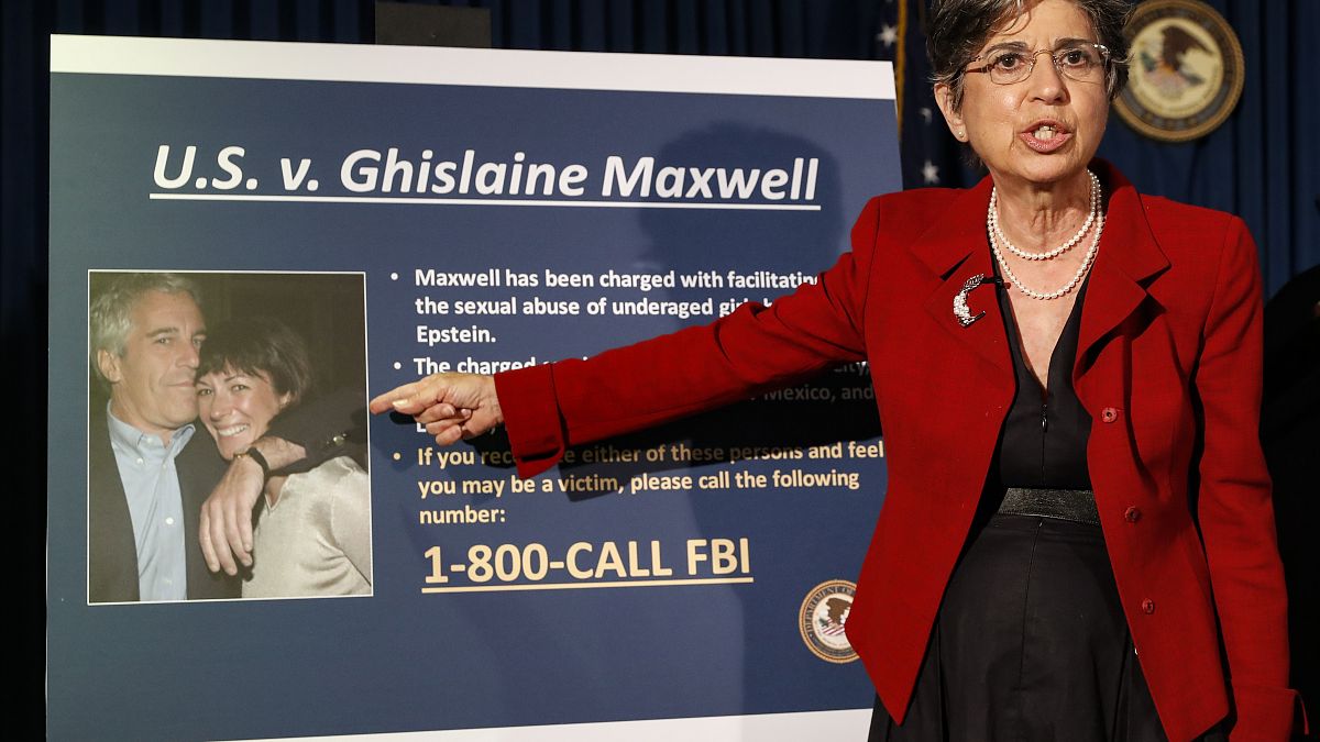 Audrey Strauss, Acting United States Attorney for the Southern District of New York, speaks during a news conference to announce charges against Ghislaine Maxwell.