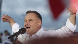Incumbent Andrzej Duda is projected to win the presidential election.