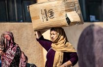Suriyeli mültecilere insanı yardım dağıtımı / Arşiv