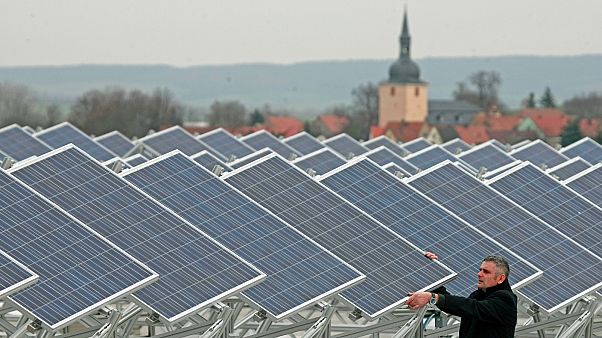 Napelemfarm a németországi Sömmerdában Napelemfarm a németországi Sömmerdában