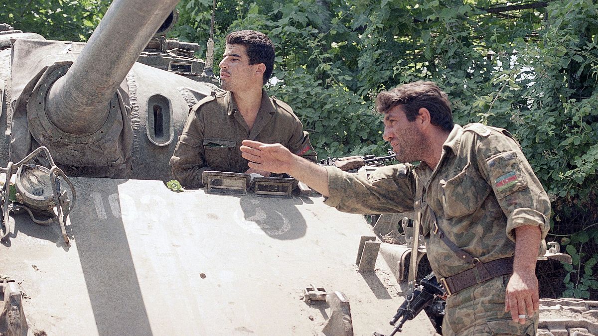 Soldati dell'Azerbaigian. Luglio 1993