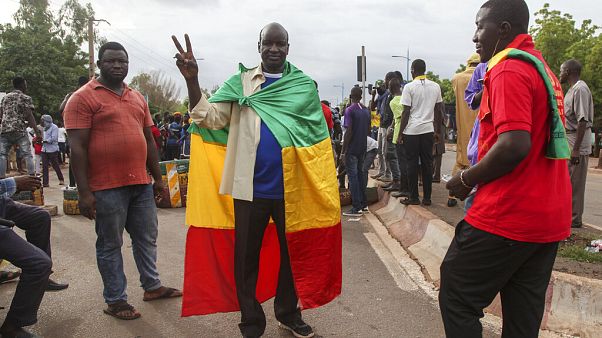 Manifestants à Bamako, le 10 juillet 2020. Manifestants à Bamako, le 10 juillet 2020.