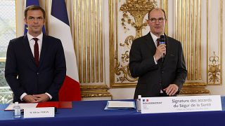 Le Premier ministre français et le ministre de la Santé, lundi 13 juillet.