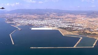 Αεροφωτογραφία του λιμανιού της Αλεξανδρούπολης