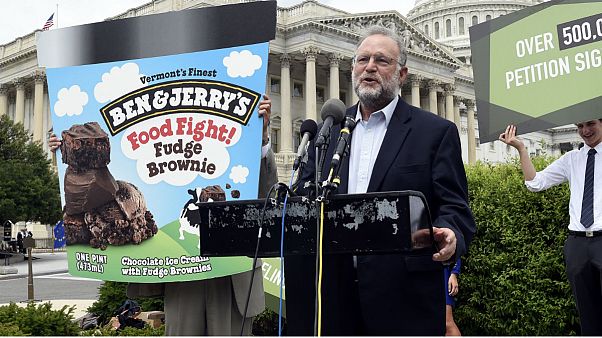 Ben & Jerry's co-founder Jerry Greenfield speaks on Capitol Hill in Washington Ben & Jerry's co-founder Jerry Greenfield speaks on Capitol Hill in Washington