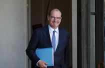 Jean Castex leaves the Elysee Palace in Paris days after he was appointed as France's new prime minister. July 7, 2020.