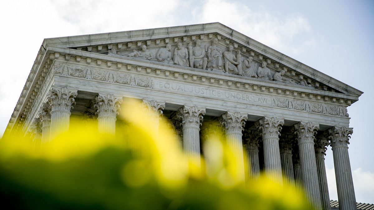 El edificio de la Corte Suprema es fotografiado el jueves 9 de julio de 2020 en Washington.