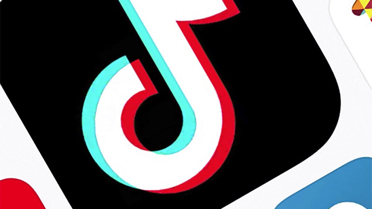 This Feb. 25, 2020, file photo, shows the icon for TikTok in New York.