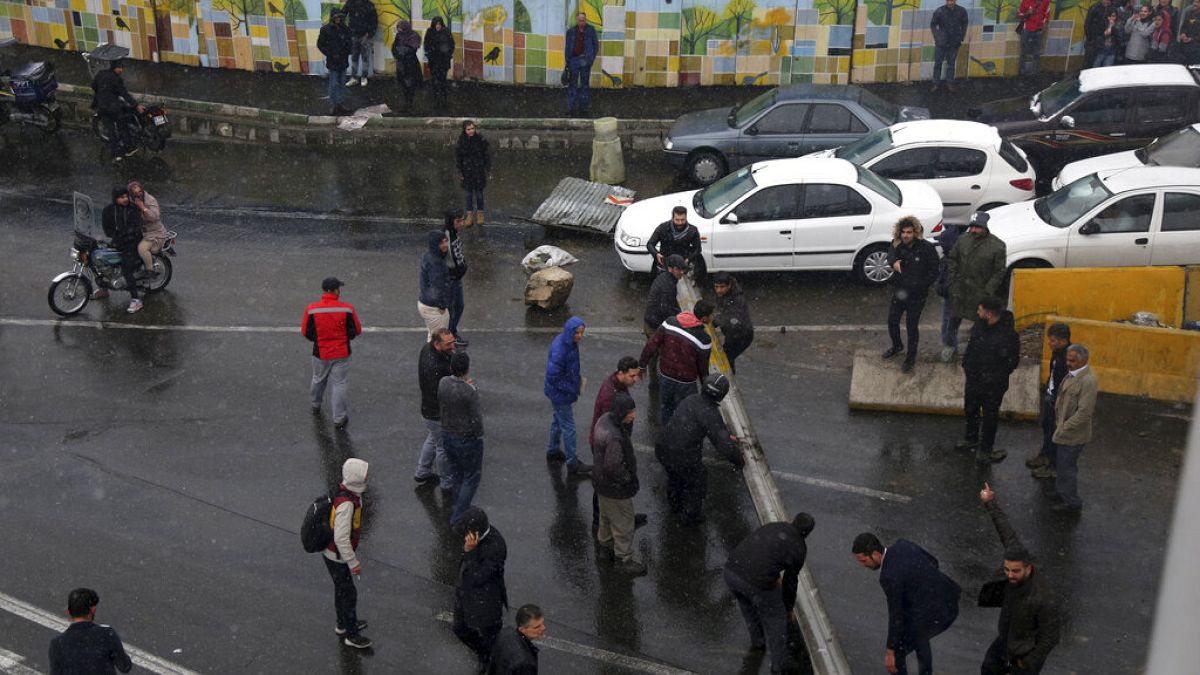 Proteste gegen Benzinpreise in Iran Ende 2019