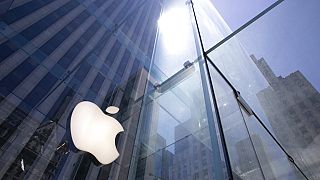 Apple's Fifth Avenue store remains closed during the coronavirus pandemic, Tuesday, June 16, 2020, in New York.
