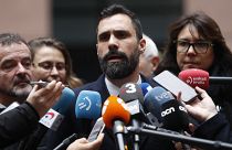 File photo: Roger Torrent, President of Catalonian Parliament, at the European Parliament in Strasbourg
