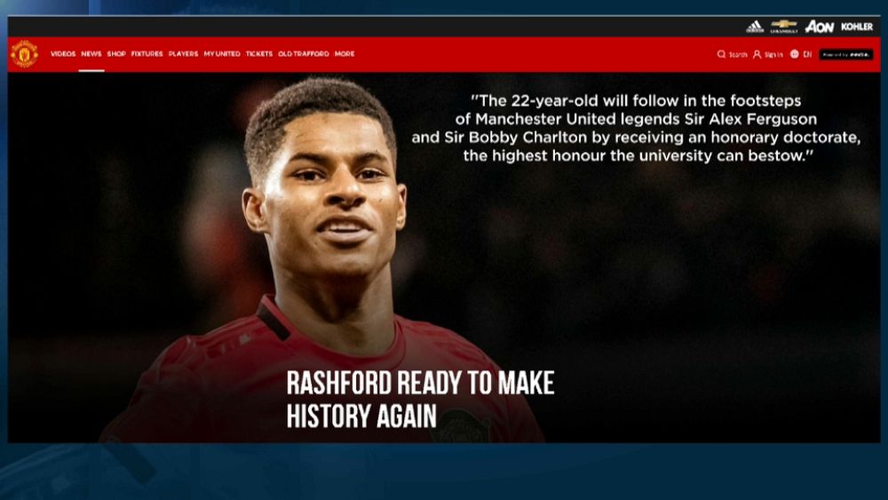 Un doctorat honorifique pour Marcus Rashford pour son combat en faveur des enfants pauvres