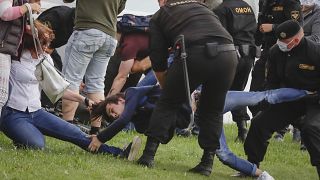 Amnesty International accused Belarus police of using 'excessive force' against protesters.