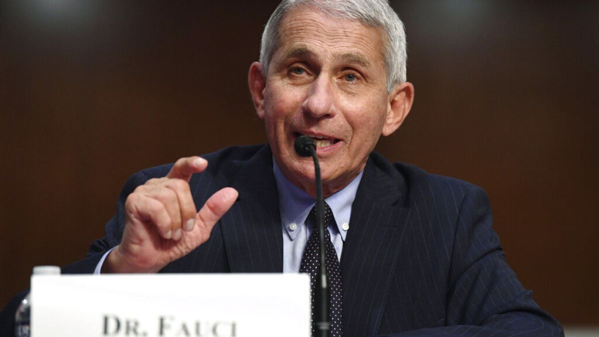 Dr Anthony Fauci, the US government’s top infectious disease expert.