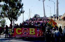 Protestas en Bolivia contra el gobierno de Áñez