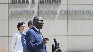 Floyd family Attorney Ben Crump announces a civil lawsuit against the city of Minneapolis and the officers involved.