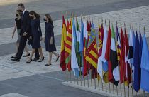 Una ceremonia de Estado recuerda a las víctimas del coronavirus en España