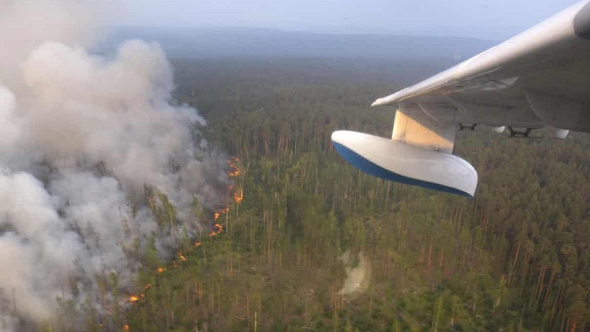 خطر آلودگی زیست‌محیطی با گسترش آتش سوزی در جنگل‌های سیبری افزایش یافت