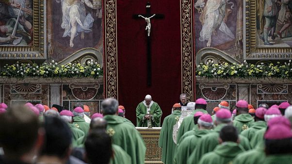 Messe à Rome lors du sommet des présidents de conférences épiscopales du 24 février 2019 Messe à Rome lors du sommet des présidents de conférences épiscopales du 24 février 2019