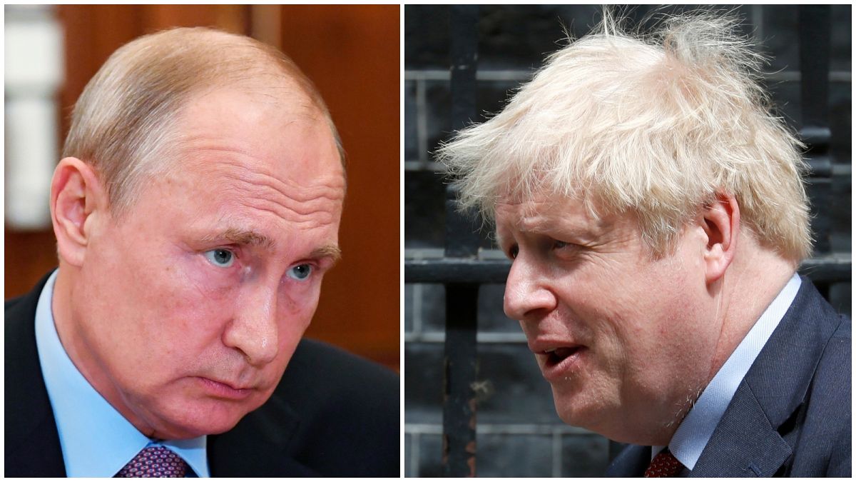 Vladimir Putin ve Boris Johnson / Arşiv