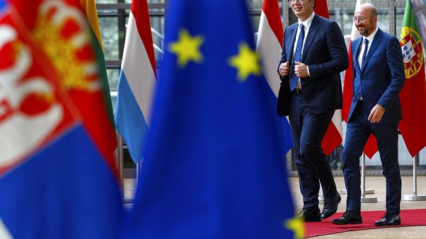 Erstmals nach 20 Monaten - Serbien-Kosovo-Gespräche in Brüssel Erstmals nach 20 Monaten - Serbien-Kosovo-Gespräche in Brüssel