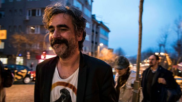 Archives : le journaliste germano-turc Deniz Yucel, à Istanbul le 16 février 2018 Archives : le journaliste germano-turc Deniz Yucel, à Istanbul le 16 février 2018
