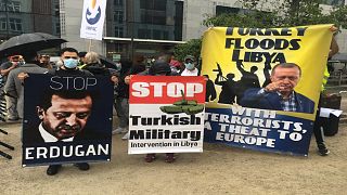 وقفة احتجاجية في بروكسل تنديدا بالتدخل التركي في ليبيا