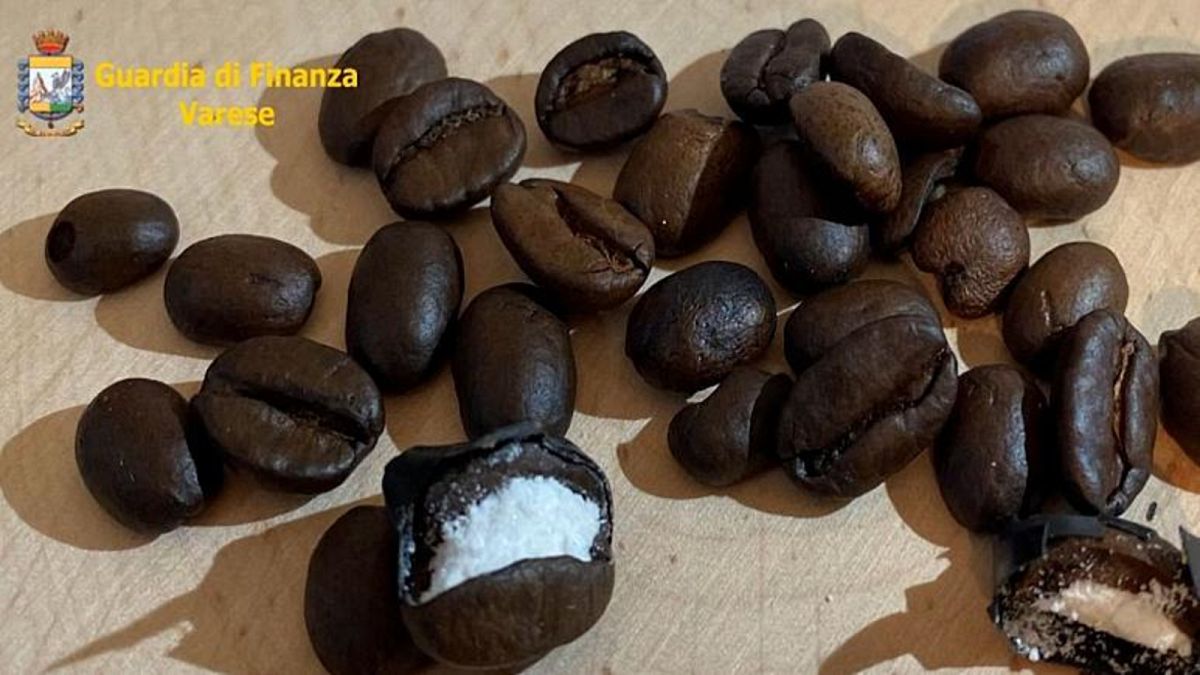 تم إخفاء الكوكايين في حبات القهوة
