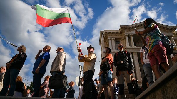 Thousands of Bulgarians are demanding their 'Mafia' style government resigns. Thousands of Bulgarians are demanding their 'Mafia' style government resigns.