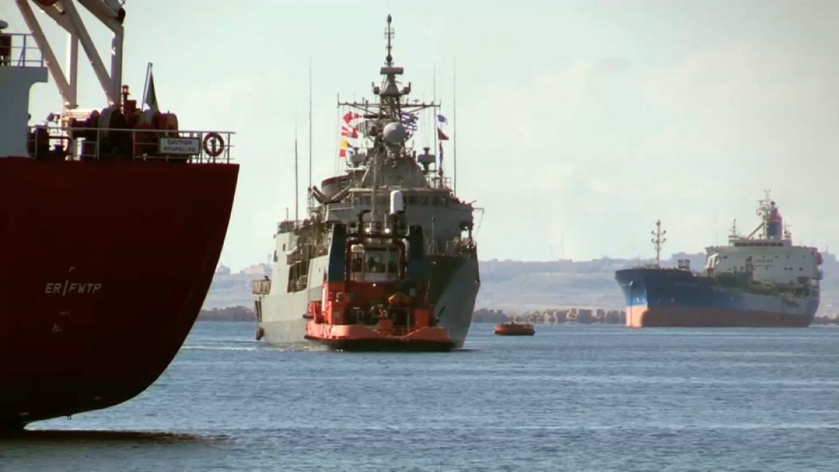 Operazione Irini nel Mediterraneo: la "San Giorgio" è nave ammiraglia 