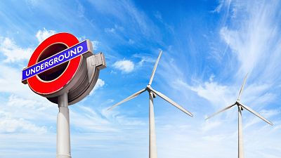 The London Underground could soon be powered by 100 per cent renewable energy. The London Underground could soon be powered by 100 per cent renewable energy.