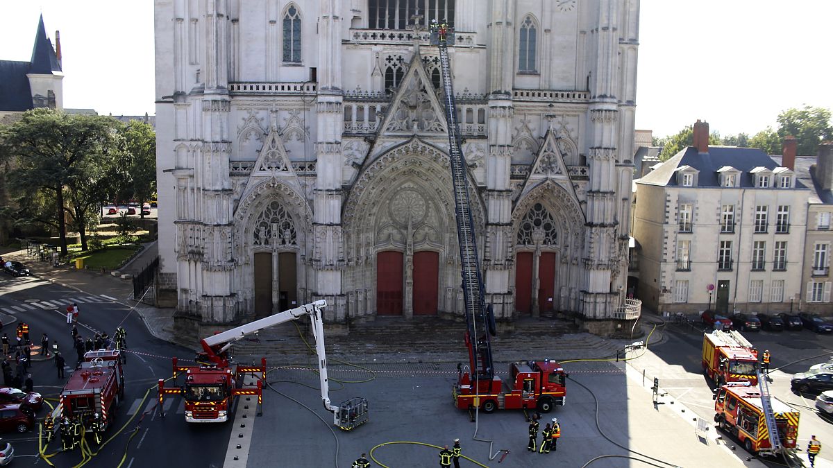Felgyújthatták a Nantes-i katedrálist