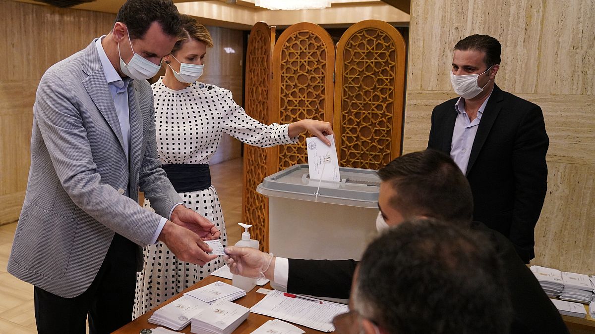 Assad casts ballot in Syrian parliament election
