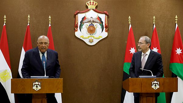 الأردن ومصر تدعوان إلى "حل سياسي في ليبيا بعيدا من التدخلات الخارجية" الأردن ومصر تدعوان إلى "حل سياسي في ليبيا بعيدا من التدخلات الخارجية"