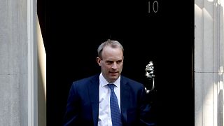 UK foreign minister, Dominic Raab.