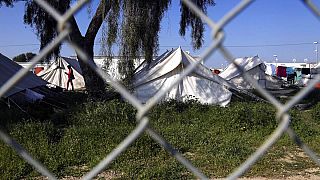 Ein Flüchtlingslager in Kokkinotrimithia außerhalb von Nikosia, Zypern, Dienstag, 3. März 2020.