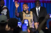 Kanye West lanza su candidatura a presidente de EEUU en un acto de campaña poco convencional