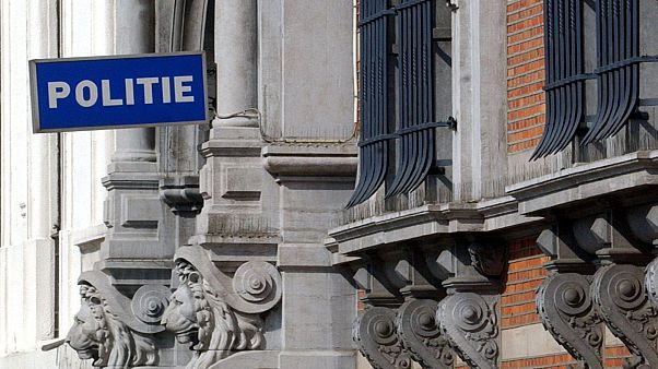 FILE - A police station in Antwerp, Belgium. FILE - A police station in Antwerp, Belgium.