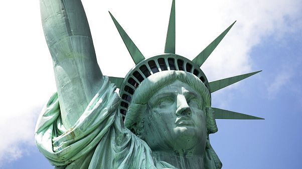 The Statue of Liberty is surrounded by clouds, July 20, 2020 The Statue of Liberty is surrounded by clouds, July 20, 2020