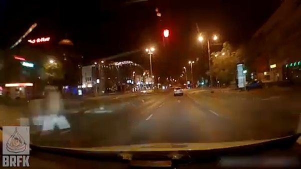 Autósüldözés Budapesten, BRFK felvétele Autósüldözés Budapesten, BRFK felvétele
