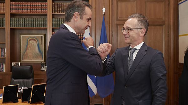 Κυριάκος Μητσοτάκης και Χάικο Μάας Κυριάκος Μητσοτάκης και Χάικο Μάας
