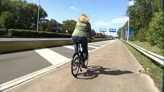 Die erste Fahrradstraße in Belgien