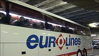 Автобус компании Eurolines 