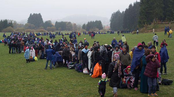 Una foto del 2015, l'anno della grande crisi immigratoria, al confine tra Austria e Germania. Una foto del 2015, l'anno della grande crisi immigratoria, al confine tra Austria e Germania.